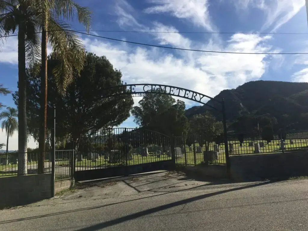Main entrance of Bardsdale Cemetery, where Express Monument Company provides custom bronze and granite headstones.