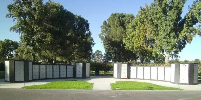 Columbarium at Wasco Memorial Park, a serene final resting place.