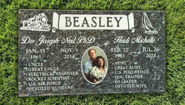 beasley-family-granite-headstone