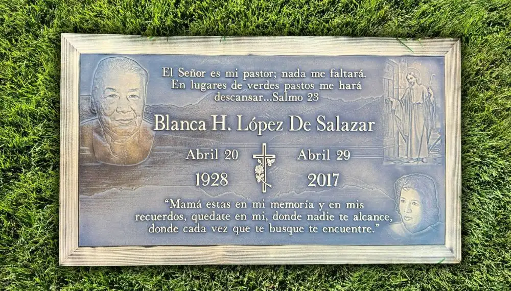 blanca-lopez-de-salazar-bronze-headstone