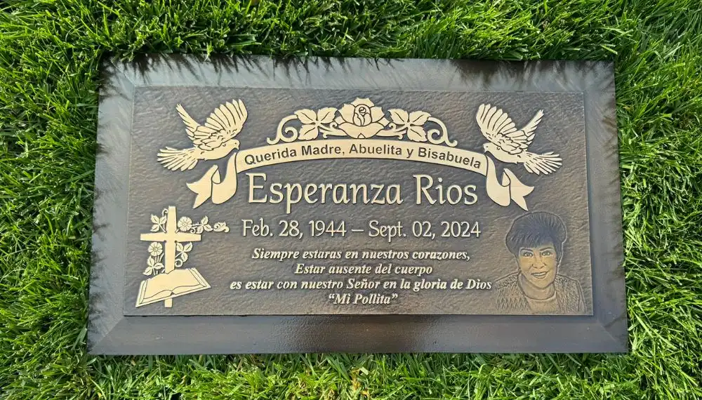 esperanza-rios-bronze-headstone