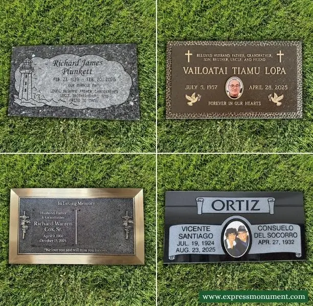 Personalized grave markers and cemetery memorials for Eternal Valley Cemetery near Santa Clarita, CA